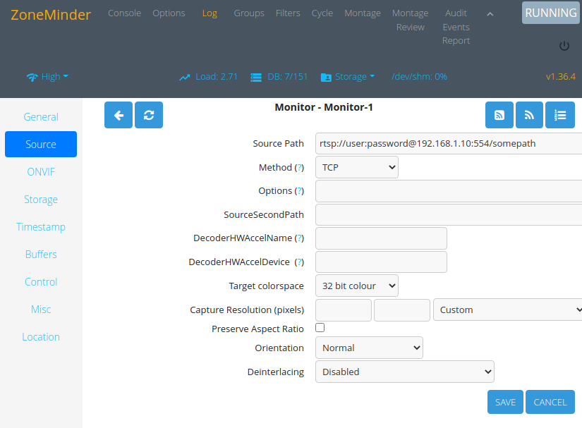 image of adding the source path to your monitor